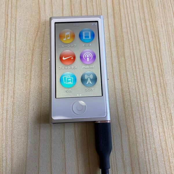 0402 Apple iPod nano7世代 ※ジャンク品 シルバー