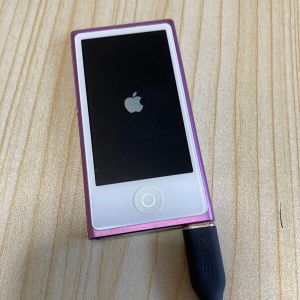 1705 Apple iPod nano7世代 ※ジャンク品 パープル