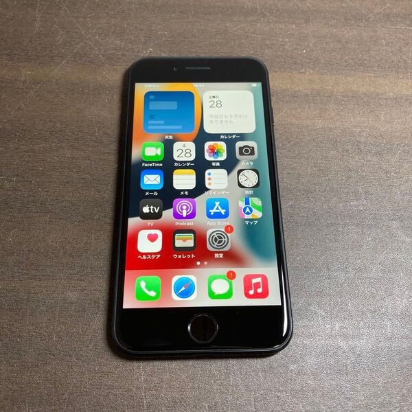 11022 iPhoneSE2 128GB ブラック SIMフリー 中古品 ※本体のみ