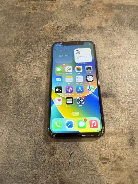 18624 iPhoneX 64GB グレー SIMフリー ジャンク