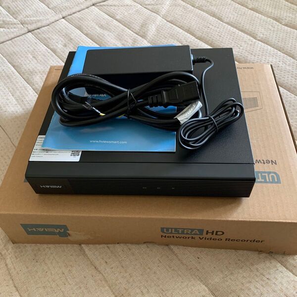 H.View 防犯録画機 NVRビデオレコーダー4K 8チャンネル HDDなし