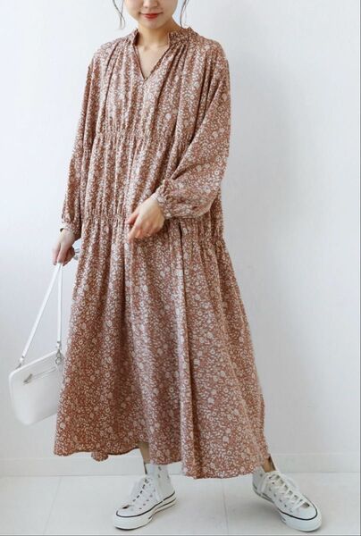 ジャーナルスタンダードレリューム 小花柄ロングワンピース
