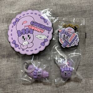 エスターバニー ラベンダーバニー めじるしアクセサリー くら寿司 ラバーコースター ラバーストラップ