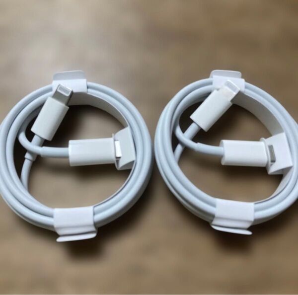 【純正・新品】iPhone Lightningケーブル Type-C 2個セット