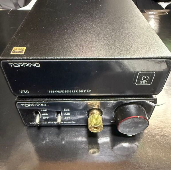 DAC・ヘッドホンアンプ topping E30 + L30 セット
