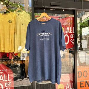 ユニバーサルスタジオ ハリウッド Tシャツ ブルー XL 古着