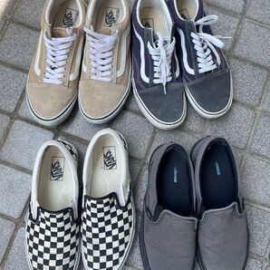 VANS スニーカー 4足セット まとめ売り オールドスクール スリッポン
