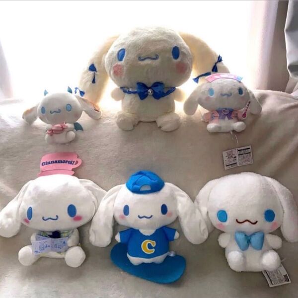 ☆シナモロール☆ ぬいぐるみ 6点セット 《新品》 ぬいぐるみ サンリオ