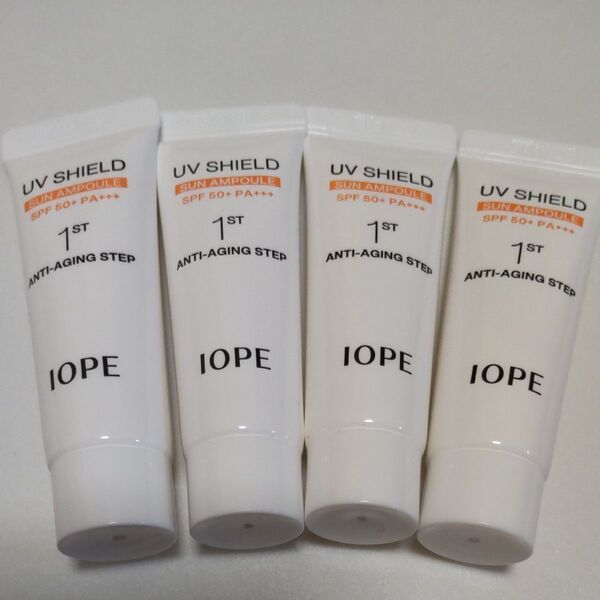 IOPE/アイオペ UVシールド サン プロテクター SPF50+ PA+++×4本 日焼け止め化粧下地