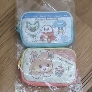 未使用 タグ付き ポケモン フリーポーチ パモ ニャオハ ホゲータ クワッス まとめ売り