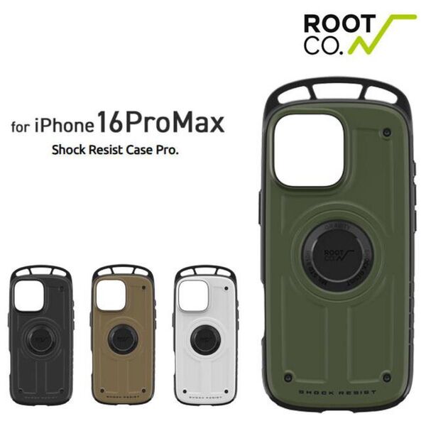 新品未使用 iPhone16ProMax専用ケース ROOT CO.GRAVITY Shock Resist Case Pro