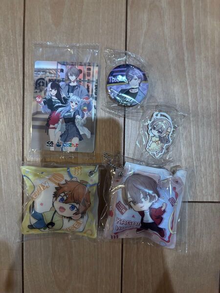 にじさんじ くら寿司 クッションチャーム 缶バッジ めじるしチャーム 加賀美ハヤト 榊ネス フレンEルスタリオ 北見遊征 夜見れな