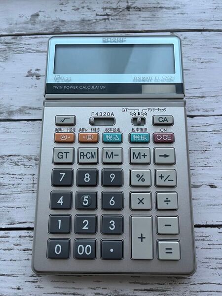 SHARP 電卓 EL-N732K シルバー系