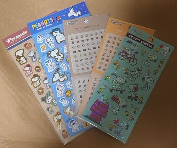 【SALE】スヌーピー シール 5点セット