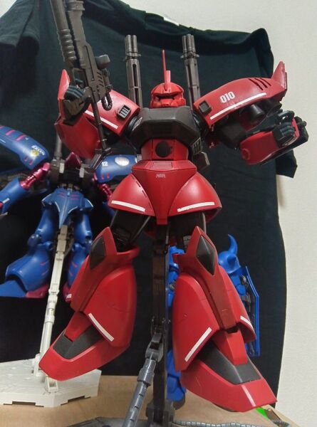 MGゲルググ 徹底改修改造 ジョニーライデン専用リゲルグキャノン 塗装済完成品