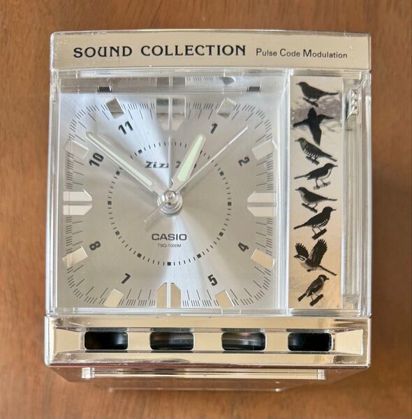CASIO カシオ 目覚まし時計SOUND COLLECTION 野鳥の鳴声
