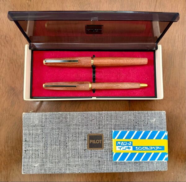 PILOT パイロット カスタムカエデ 万年筆 K18-750 & ボールペン セット ★未使用品★