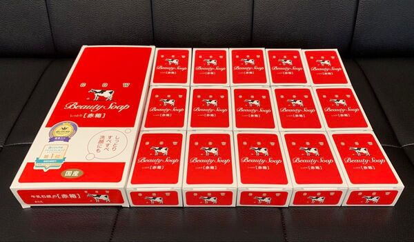 牛乳石鹸 カウブランド 赤箱 しっとり 90g×15個