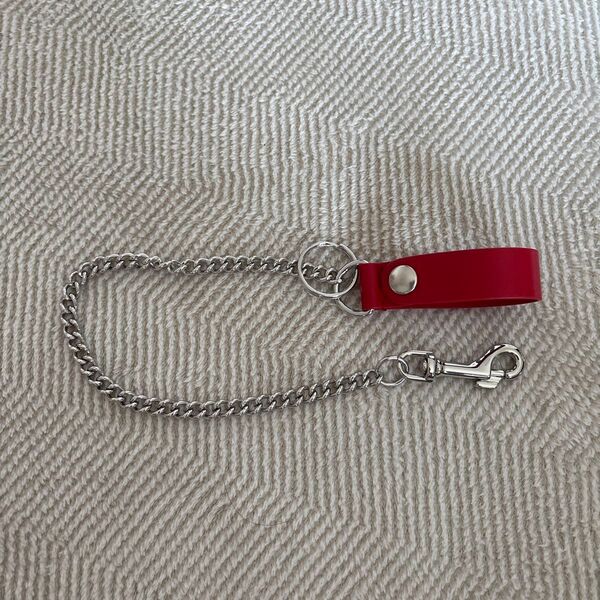 Supreme Leather Chain Wallet RED チェーンのみ