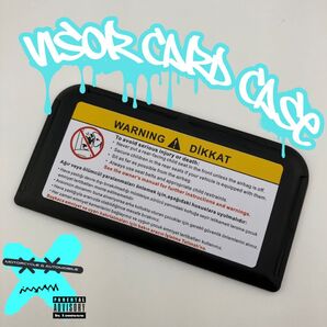 バイザーカードケース ブラック USDM US 北米 ストック 純正バイザー