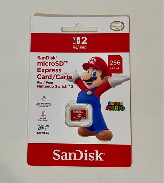 【新品未開封】SanDisk microSDXC 256GB for Nintendo Switch