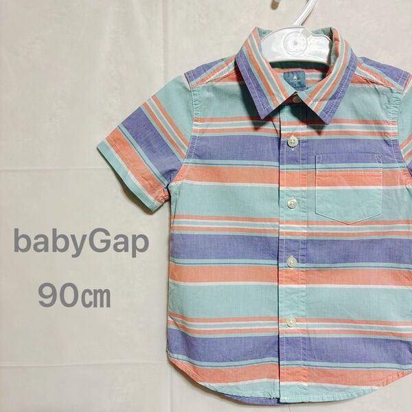 【90】Baby Gap ベビー ギャップ 半袖 シャツ キッズ こども