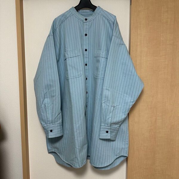 NEAT DRESS デニムオーバーサイズシャツ ストライプ