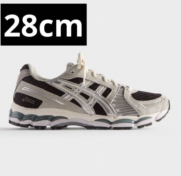 28cm KITH Ronnie Fieg × Asics Gel-Kayano 12.1 Peat/Cream/Black