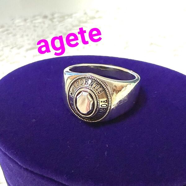 ★agete★今期人気トレンドシルバーリング