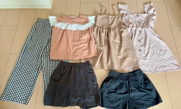 ワンピース パンツ など6点セット 140 150
