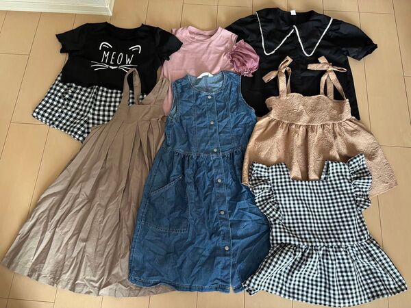 ワンピース ショートパンツ など8点セット 140 150