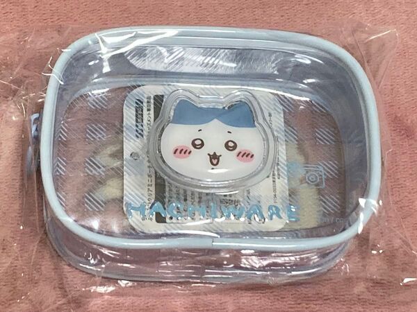 ちいかわ ぷっくりクリアミニポーチ ハチワレ
