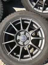 205/55R16 ブリヂストン/VRX 15年 OZ MSW 16インチ 7.5J ＋45 112 5H スタッドレス VW アウディ 4本_画像4