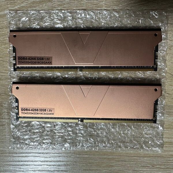 v-color デスクトップPC用 メモリ DDR4 4266MHz 64GB(32GBx2枚)