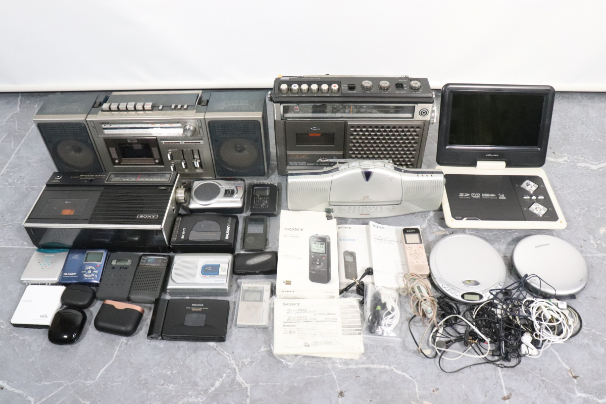 AIWA アイワ MDウォークマン MDプレーヤー 6個 まとめ売り