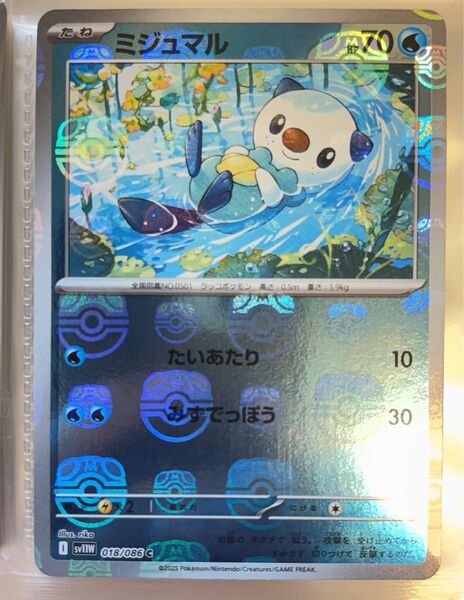 ポケモンカード ミジュマル マスターボールミラー【24時間以内発送】