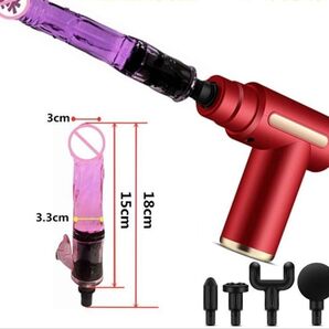 シリコン マッサージガン切り替えパーツ 刺激 多用途 新品 1個6/23日 発送予定