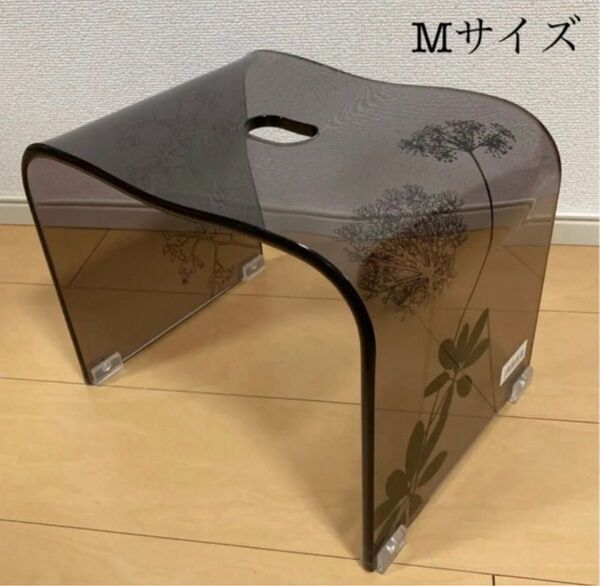 お得◎新品未使用 アクリル バスチェア センコー サリナ Mサイズ お風呂椅子