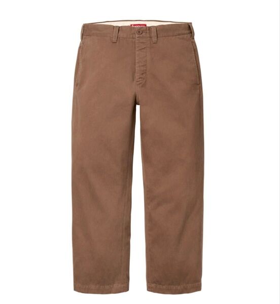 25ss シュプリーム チノパンツ 32 Brown Chino Pant M
