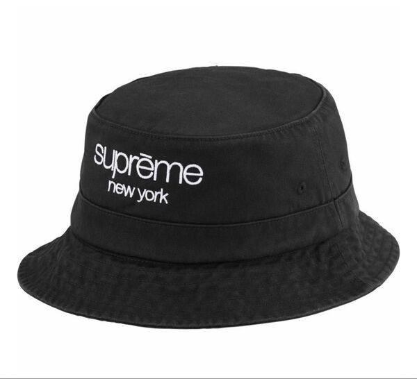 24ss supreme Chino Twill Crusher バケットハット ブラック Twill クラッシャー M L