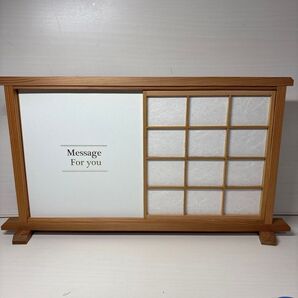 杉製 建具風 色紙立て