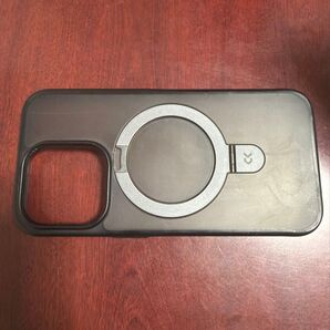 CASEKOO iPhone14Pro用スマホケース ブラック【MagSafe対応】【スタンドリング付】