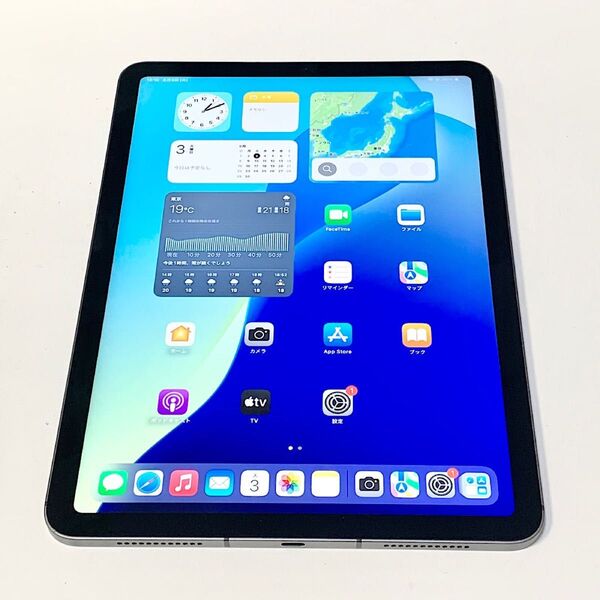 6/2に画面とバッテリー新品交換 ★iPad Air 第4世代 10.9 64GB グレイ SIM Free★新品同様の超美品