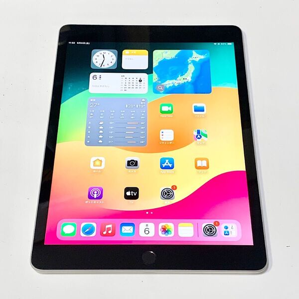 充電57回 100% ★ iPad 第9世代 10.2インチ 64GB グレイ Wi-Fi ★ 新品同様 ★