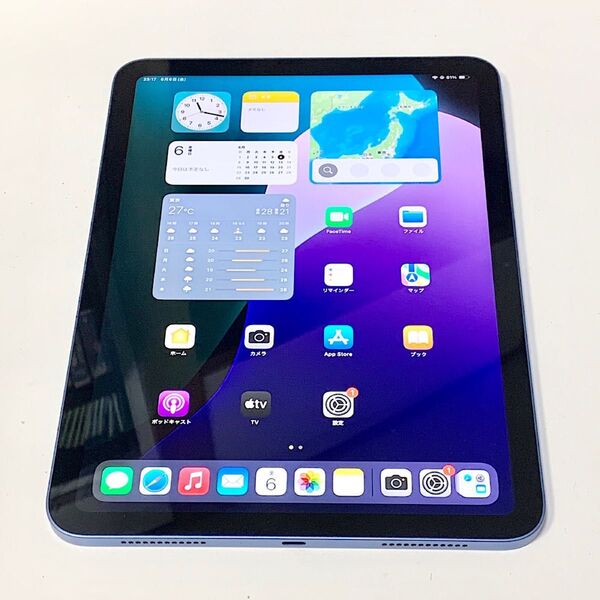 充電29回 バッテリー100% ★ iPad 第10世代 10.9インチ 64GB ブルー Wi-Fi ★ 新品同様 ★