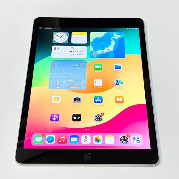 新品同様 充電16回 100% ★ iPad 第9世代 10.2インチ 64GB シルバー Wi-Fi