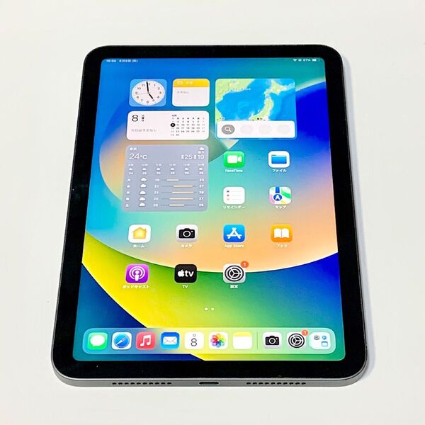 バッテリー91% ★ iPad mini 6(第6世代)7.9インチ 64GB グレイ Wi-Fi ★ 新品同様 ★