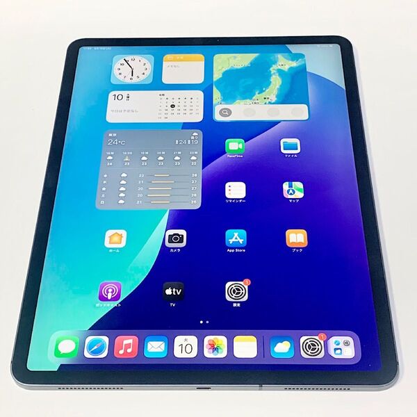 バッテリー90% ★ iPad Pro 12.9インチ 第3世代 64GB グレイ SIMフリー ★ 超美品 ★