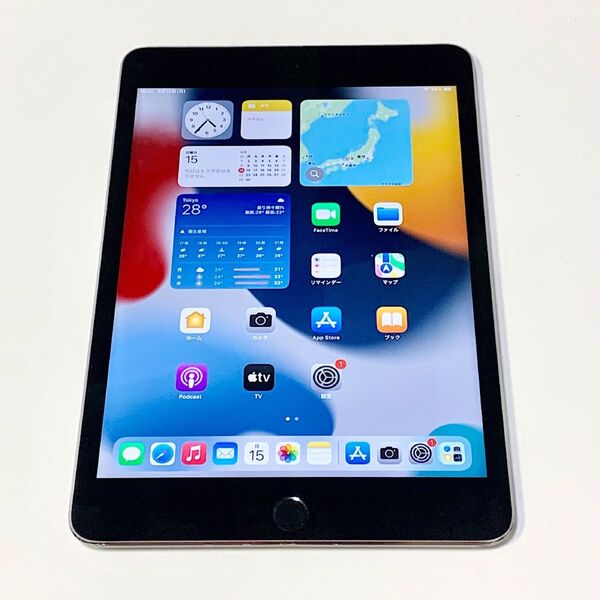 6/15にバッテリー新品交換 ★ iPad mini 4世代 7.9インチ 32GB グレイ Wi-Fi ★美品★