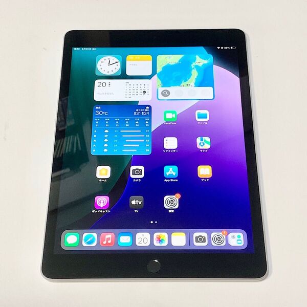 新品同様 充電8回 100% ★ iPad 第9世代 10.2インチ 64GB シルバー Wi-Fi